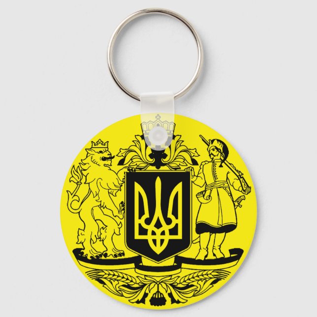 Llavero Escudo de armas mayor de Ucrania (Anverso)