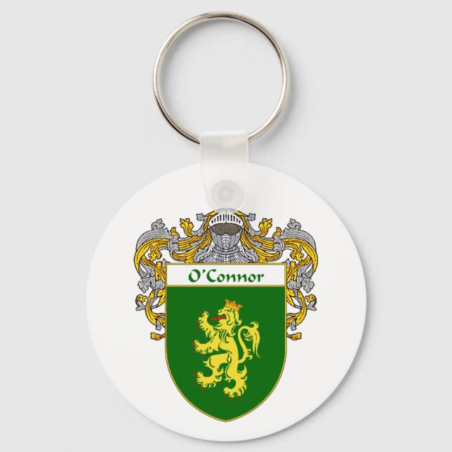 Llavero Escudo de armas O'Connor (Mantled) (Anverso)