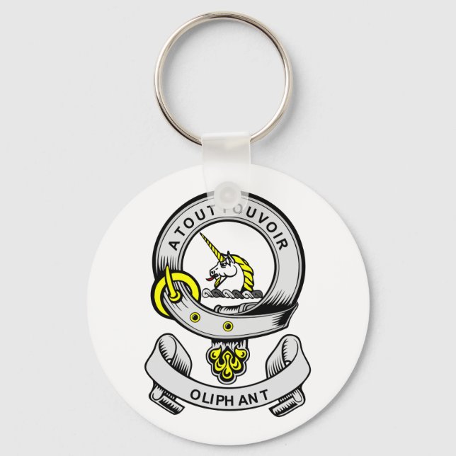 Llavero Escudo de armas OLIPHANT (Anverso)