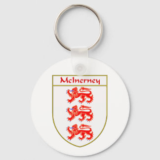 Llavero Escudo de armas y escudo familiar McInerney
