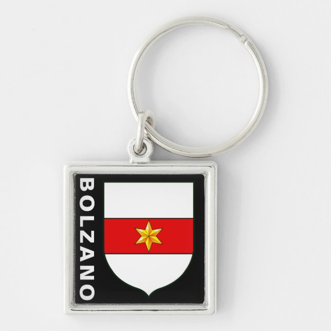Llavero Escudo de Bolzano, Italia (Frente)