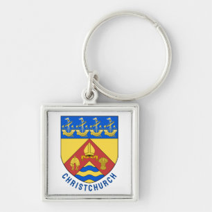 Llavero Escudo de Christchurch, Nueva Zelandia