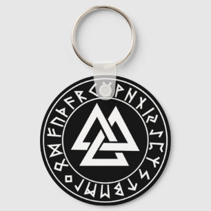 Llavero Escudo de ejecución Tri-Triangle de la cadena de c