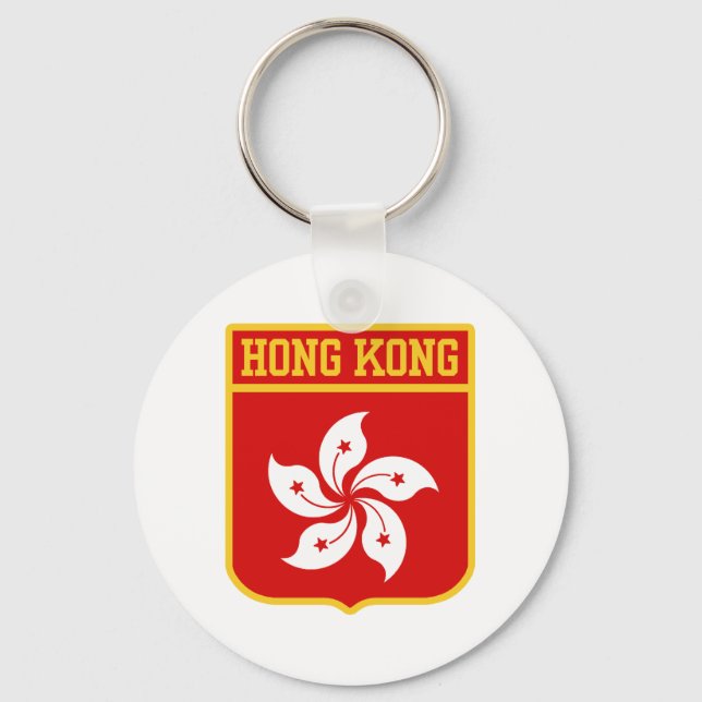 Llavero Escudo de Hong Kong (Anverso)