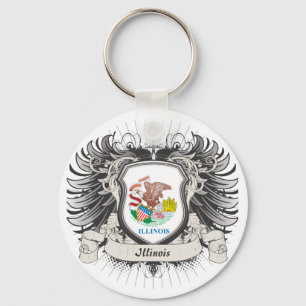 Llavero Escudo de Illinois