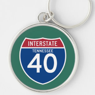 Llavero Escudo de la carretera nacional de Tennessee TN