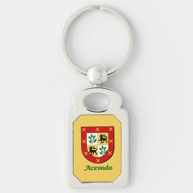 Llavero Escudo de la familia Acevado (Anverso)