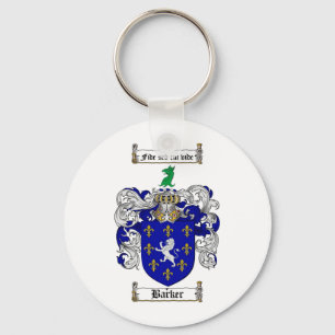 LLAVERO ESCUDO DE LA FAMILIA DE BARKER - ESCUDO DE ARMAS