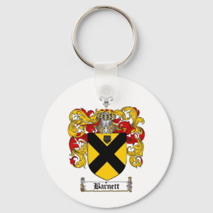 LLAVERO ESCUDO DE LA FAMILIA DE BARNETT - ESCUDO DE ARMAS