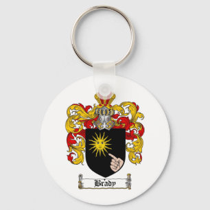 LLAVERO ESCUDO DE LA FAMILIA DE BRADY - ESCUDO DE ARMAS DE