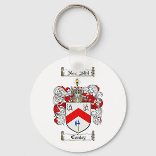 LLAVERO ESCUDO DE LA FAMILIA DE CONLEY - ESCUDO DE ARMAS