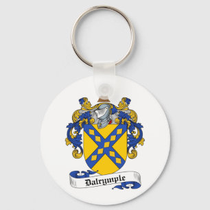 LLAVERO ESCUDO DE LA FAMILIA DE DALRYMPLE - ESCUDO DE