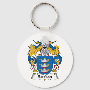 Llavero Escudo de la familia de Esteban