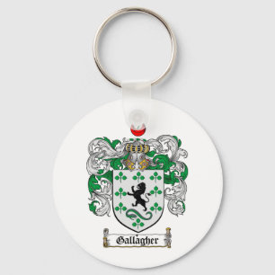 LLAVERO ESCUDO DE LA FAMILIA DE GALLAGHER - ESCUDO DE