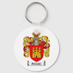LLAVERO ESCUDO DE LA FAMILIA DE GONZALEZ - ESCUDO DE ARMAS
