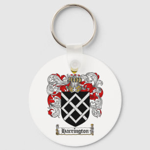 LLAVERO ESCUDO DE LA FAMILIA DE HARRINGTON - ESCUDO DE