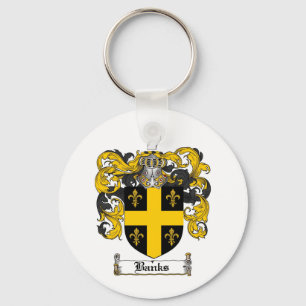 LLAVERO ESCUDO DE LA FAMILIA DE LOS BANCOS - ESCUDO DE