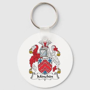 Llavero Escudo de la familia de Minchin
