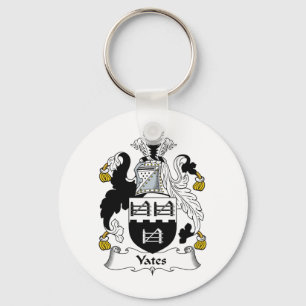 Llavero Escudo de la familia de Yates