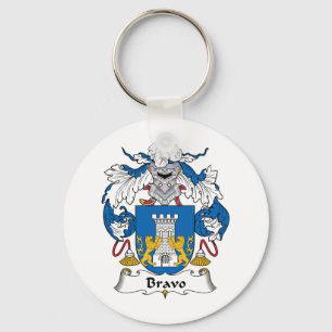 Llavero Escudo de la familia del bravo
