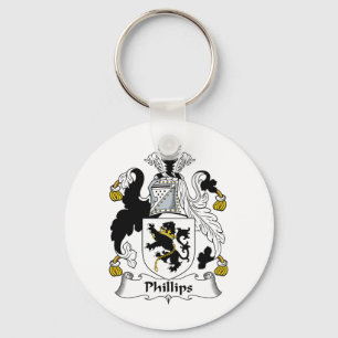Llavero Escudo de la familia Phillips