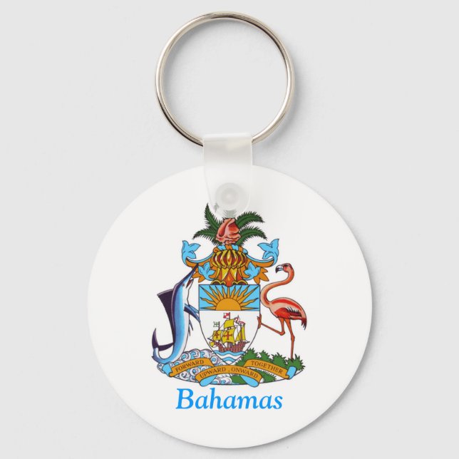 Llavero Escudo de las Bahamas (Anverso)