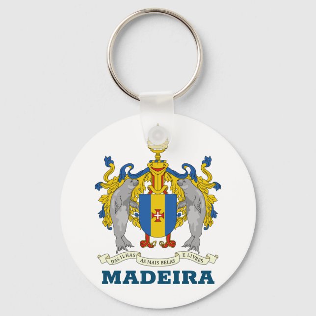 Llavero Escudo de Madeira, Portugal (Anverso)