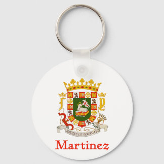 Llavero Escudo de Martinez de Puerto Rico