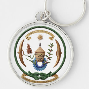 Llavero Escudo de Ruanda bandera símbolo emblema país