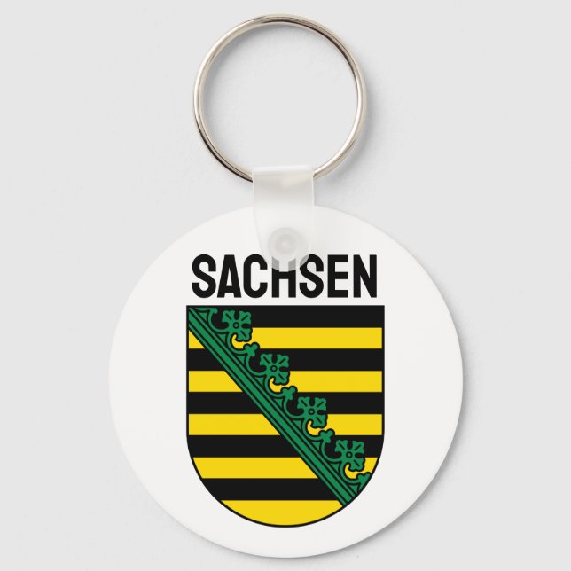 Llavero Escudo de Sachsen (Sajonia), ALEMANIA (Anverso)