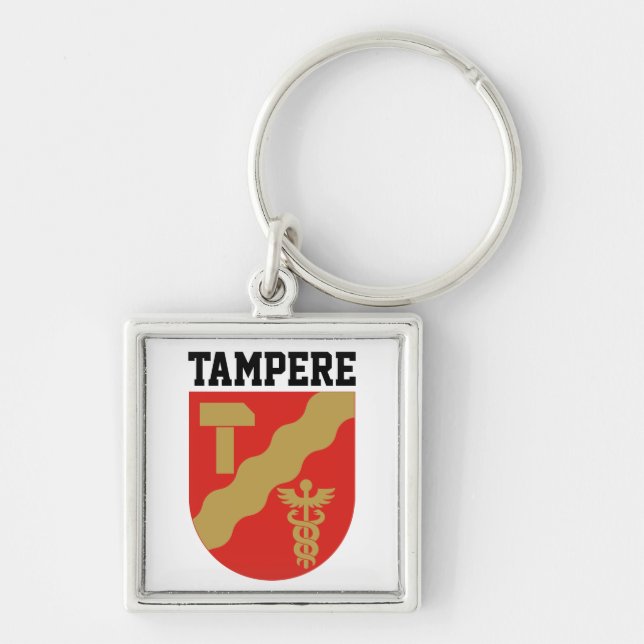 Llavero Escudo de Tampere (Finlandia) (Frente)