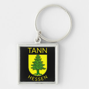 Llavero Escudo de Tann, Hesse (Alemania)