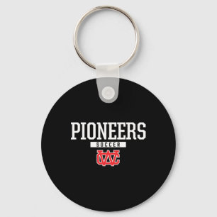 Llavero Escudo de Warren County Pioneers Fútbol Escuela Se