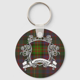 Llavero Escudo del tartán de Carnegie
