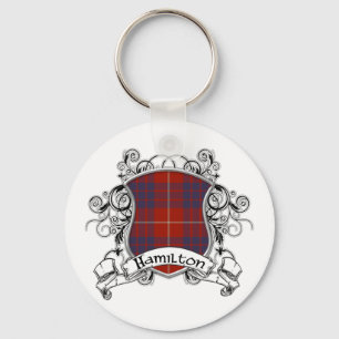 Llavero Escudo del tartán de Hamilton