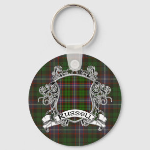 Llavero Escudo del tartán de Russell