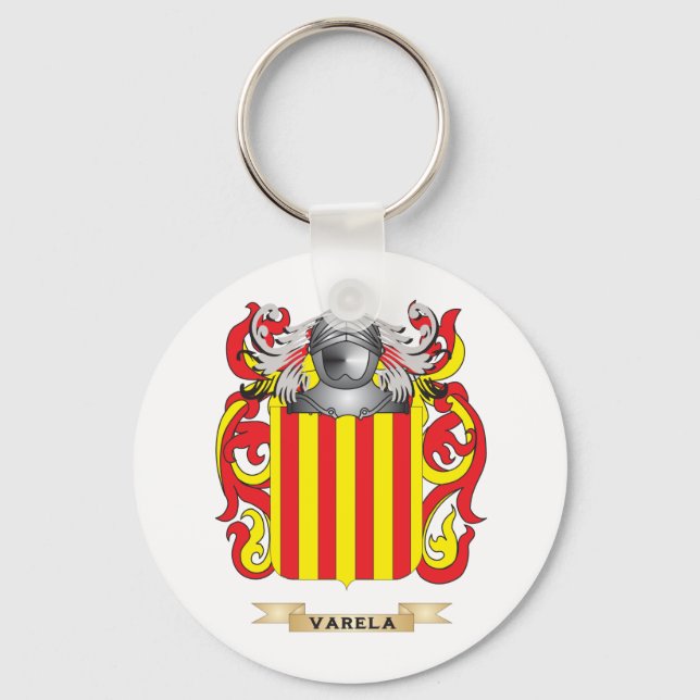 Llavero Escudo familiar de Varela (escudo de armas) (Anverso)