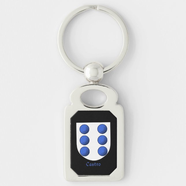 Llavero Escudo histórico de Castro (Anverso)