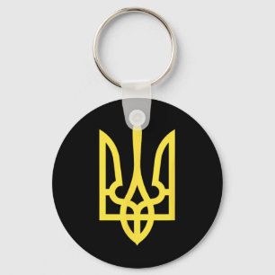 Llavero Escudo Oficial de Armas de Ucrania - Estilo Zelens