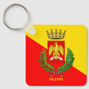 Llavero Escudo/pabellón de Palermo (ciudad), Sicilia