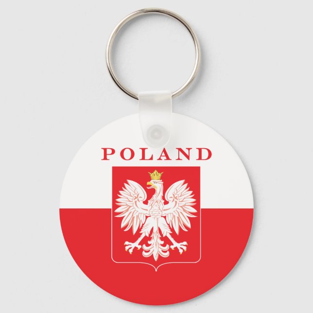 Llavero Escudo rojo del águila de Polonia (Anverso)