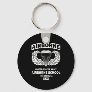 Llavero Escuela Aerotransportada Fort Benning Est 1940 Par