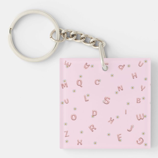 Llavero Escuela de niños ABC de kindergarten daisy Balloon (Frente)