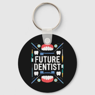 Llavero Escuela de Posgrado de Dentista Futuro Niños Mujer