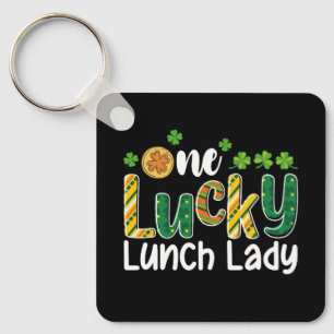 Llavero Escuela St Patrick's Day de One Lucky Lunch Lady