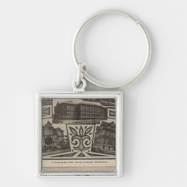 Llavero Escuelas, Tacoma, Lavado (Frente)