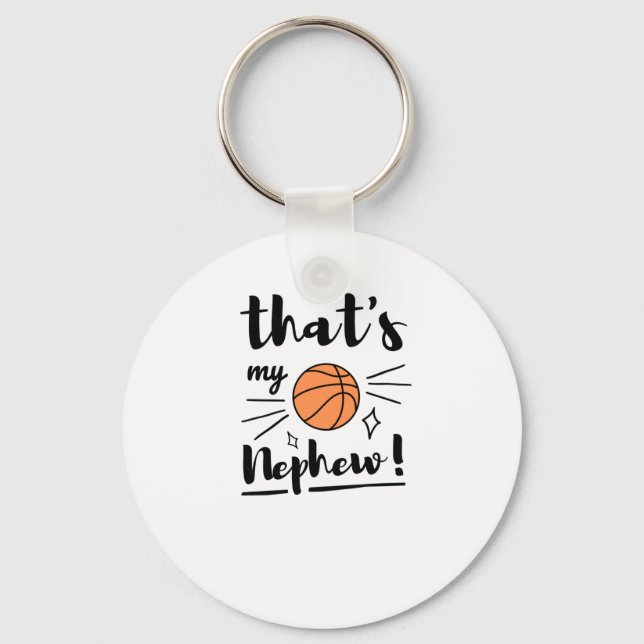 Llavero Ése es mi baloncesto sobrino (Anverso)