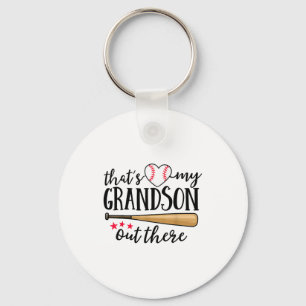 Llavero Ese es mi nieto ahí afuera Baseball Grandma Squad