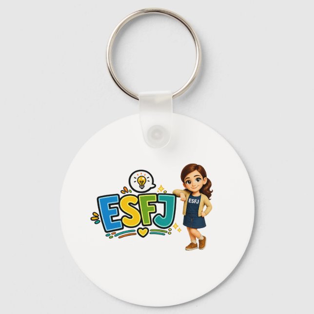 Llavero ESFJ — A Construtora de Conexões (Anverso)