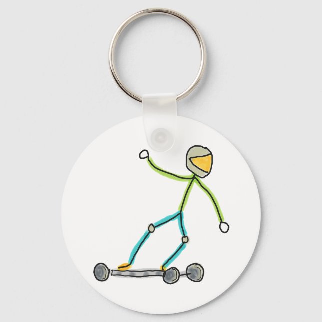 Llavero Esk8 Stickman (Anverso)